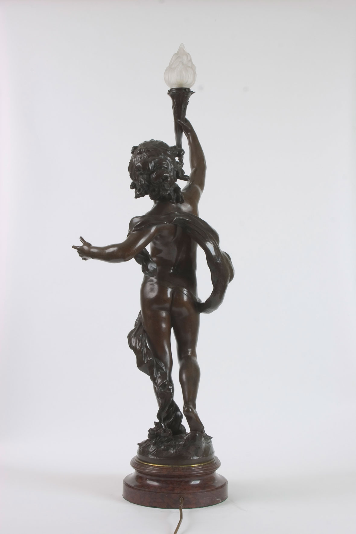 Auguste Moreau Pair of Lamps